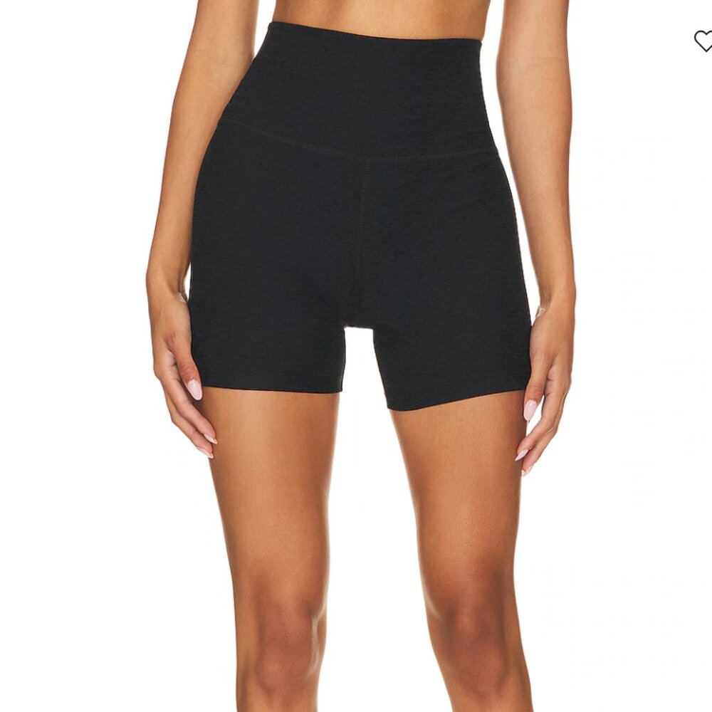 Beyond Yoga - Spacedye Biker Short - Darkest Night Lightly Worn - Size Medium -